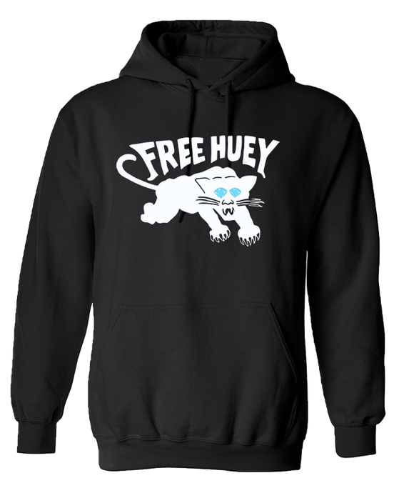 Free Huey — Black Hoodie