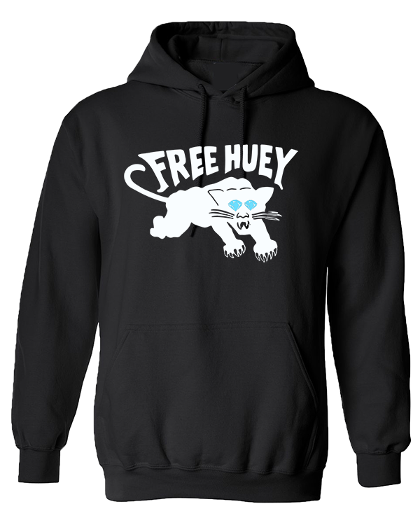 Free Huey — Black Hoodie