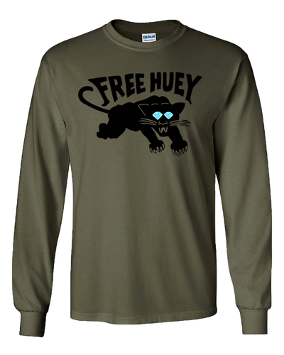 Free Huey — Military Green L/S