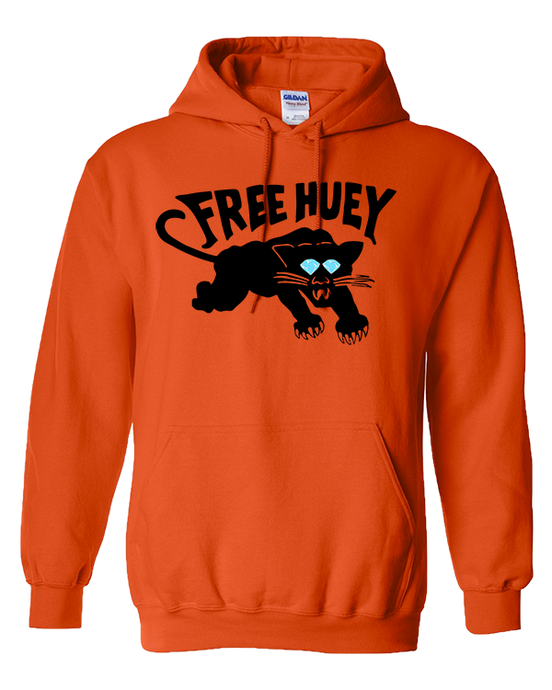 Free Huey — Orange Hoodie