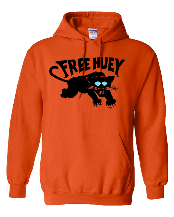 Free Huey — Orange Hoodie